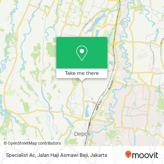 Specialist Ac, Jalan Haji Asmawi Beji map