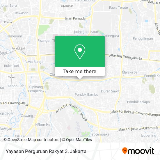 Yayasan Perguruan Rakyat 3 map