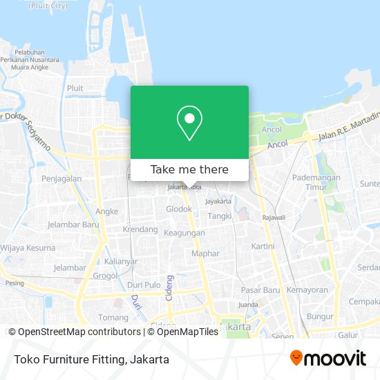 Toko Furniture Fitting map