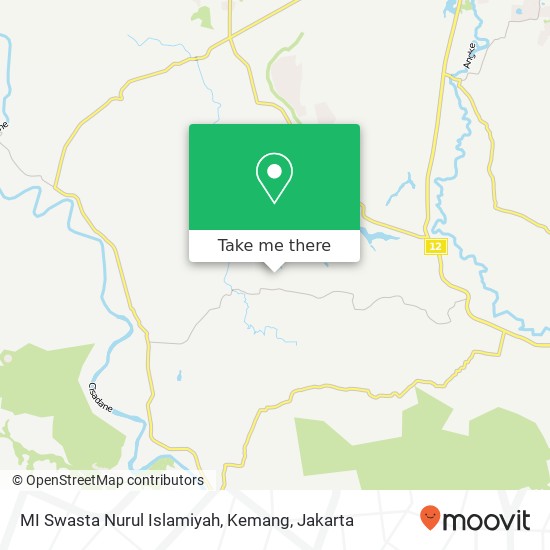 MI Swasta Nurul Islamiyah, Kemang map
