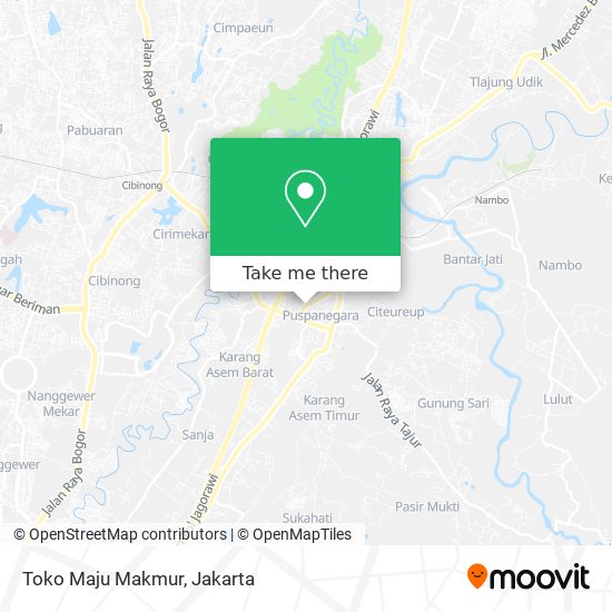 Toko Maju Makmur map