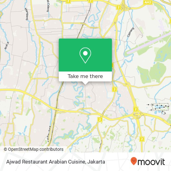 Ajwad Restaurant Arabian Cuisine map