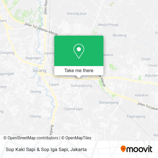 Sop Kaki Sapi & Sop Iga Sapi, Jalan Jenderal Sudirman map