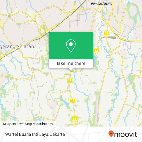 Wartel Buana Inti Jaya map