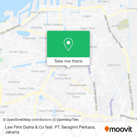 Law Firm Duma & Co feat. PT. Seragimi Perkasa map