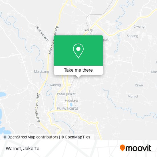 Warnet, Jalan Ipik Gandamanah map
