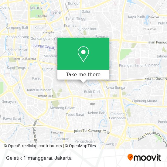 Gelatik 1 manggarai map