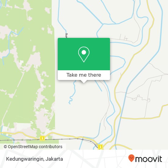 Kedungwaringin map