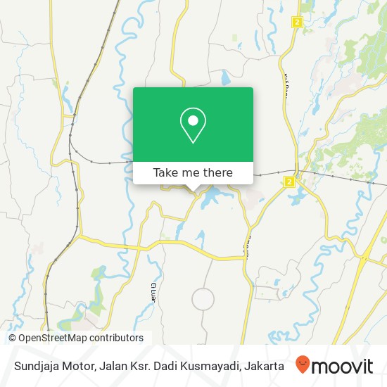 Sundjaja Motor, Jalan Ksr. Dadi Kusmayadi map