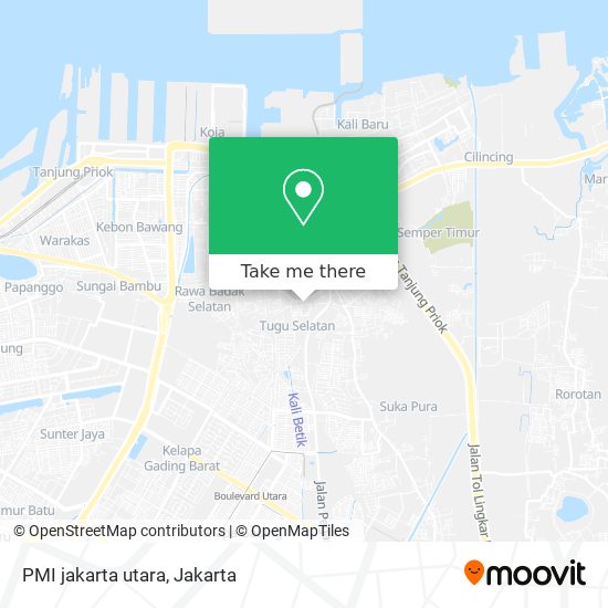 PMI jakarta utara map