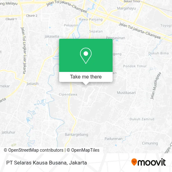 PT Selaras Kausa Busana map