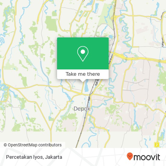 Percetakan Iyos map