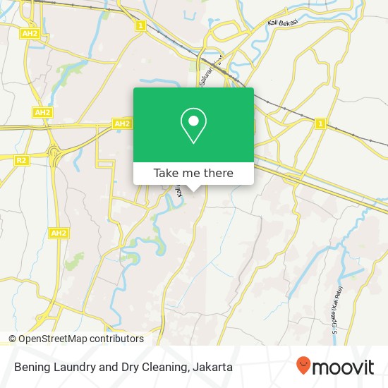Bening Laundry and Dry Cleaning map