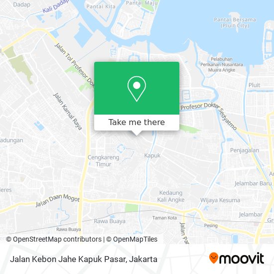 Jalan Kebon Jahe Kapuk Pasar map