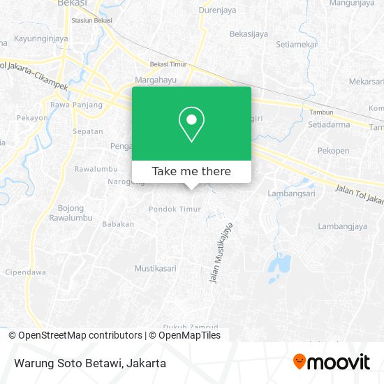 Warung Soto Betawi map