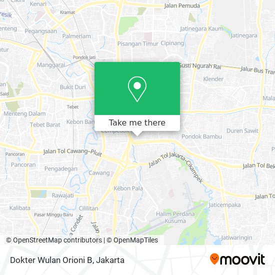 Dokter Wulan Orioni B map