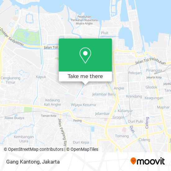 Gang Kantong map