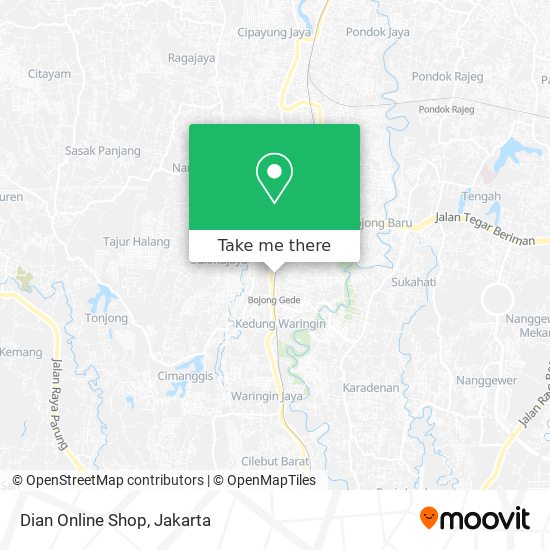 Dian Online Shop map