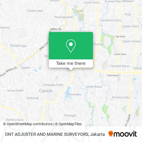 DNT ADJUSTER AND MARINE SURVEYORS map