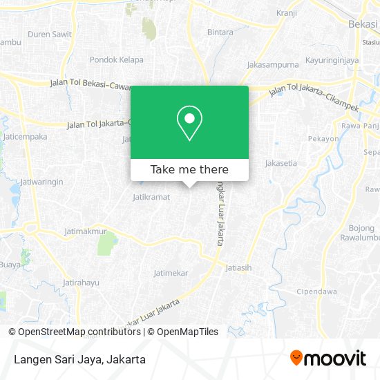 Langen Sari Jaya map