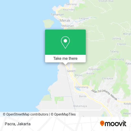 Pacra map