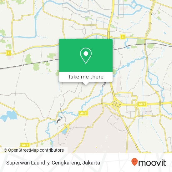 Superwan Laundry, Cengkareng map