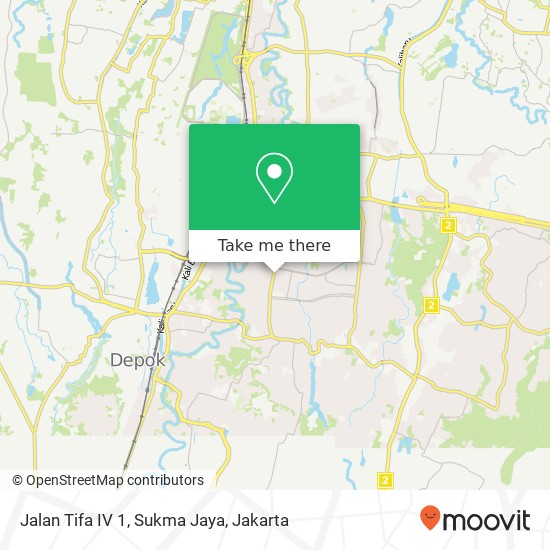 Jalan Tifa IV 1, Sukma Jaya map
