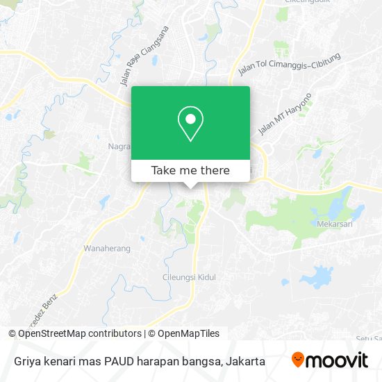 Griya kenari mas PAUD harapan bangsa map