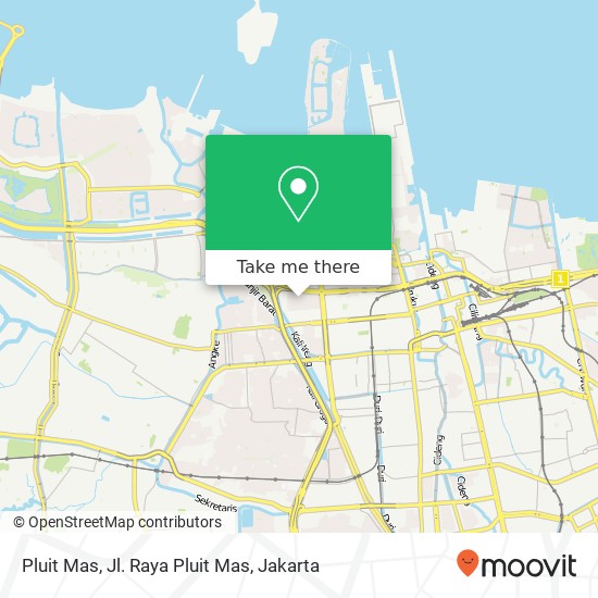 Pluit Mas, Jl. Raya Pluit Mas map