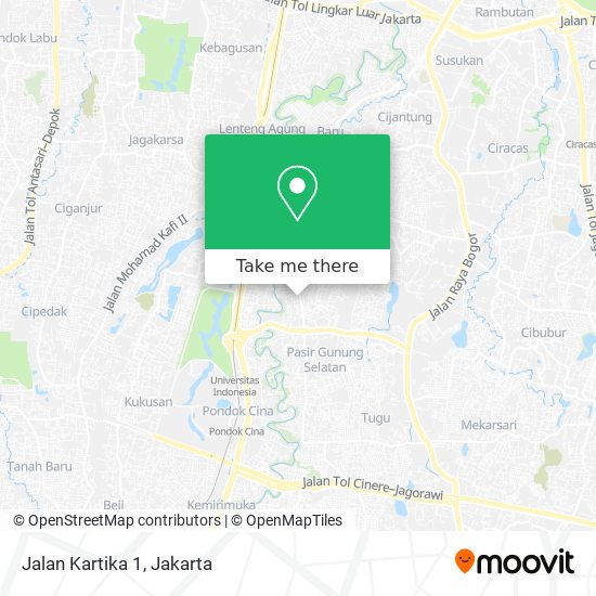 Jalan Kartika 1 map