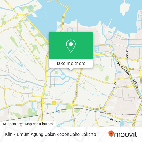 Klinik Umum Agung, Jalan Kebon Jahe map