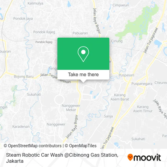 Steam Robotic Car Wash @Cibinong Gas Station map