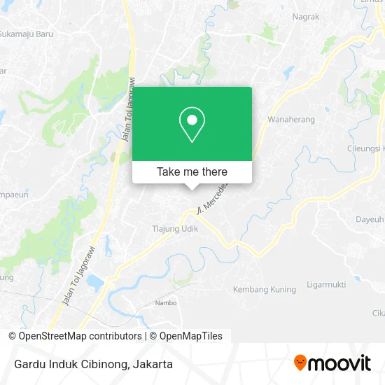 Gardu Induk Cibinong map