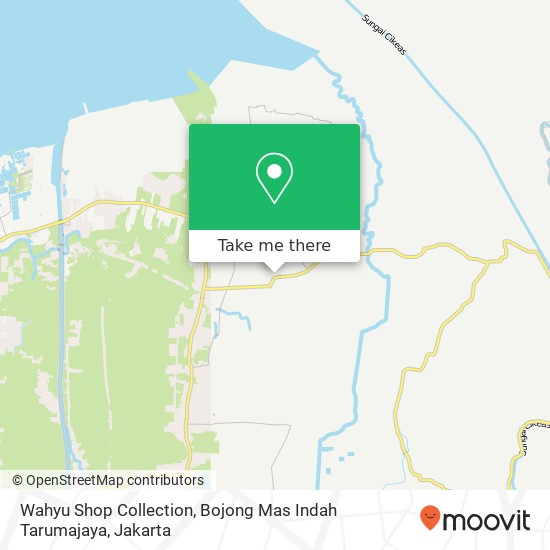 Wahyu Shop Collection, Bojong Mas Indah Tarumajaya map