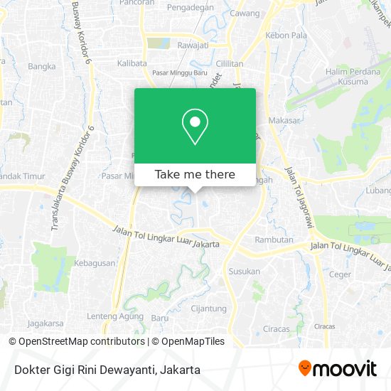 Dokter Gigi Rini Dewayanti map