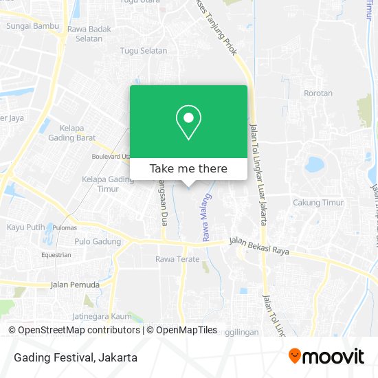 Gading Festival map