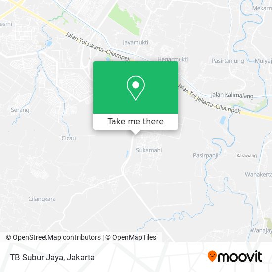 TB Subur Jaya map