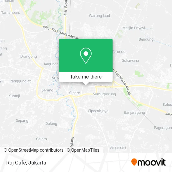 Raj Cafe map