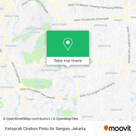 Ketoprak Cirebon Pintu Air Sengon map