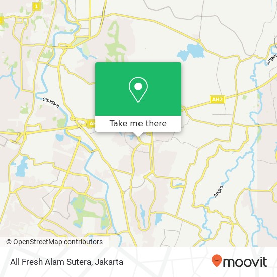 All Fresh Alam Sutera map