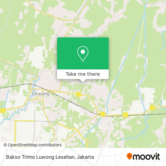 Bakso Trimo Luwong Lesehan map