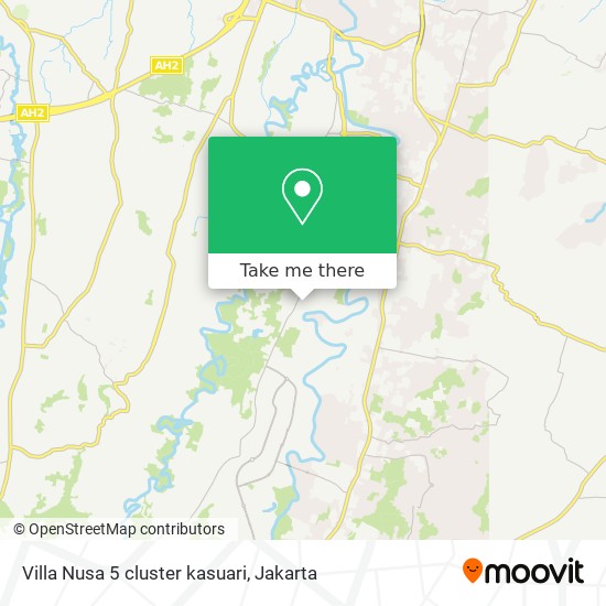 Villa Nusa 5 cluster kasuari map