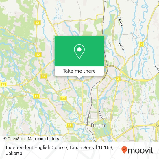 Independent English Course, Tanah Sereal 16163 map