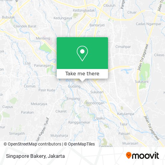 Singapore Bakery map