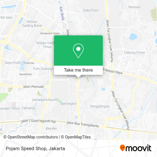 Pojam Speed Shop map
