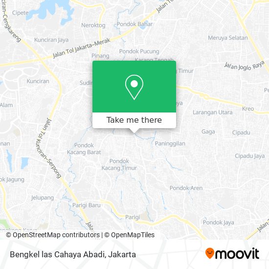 Bengkel las Cahaya Abadi map