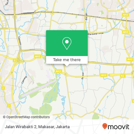 Jalan Wirabakti 2, Makasar map