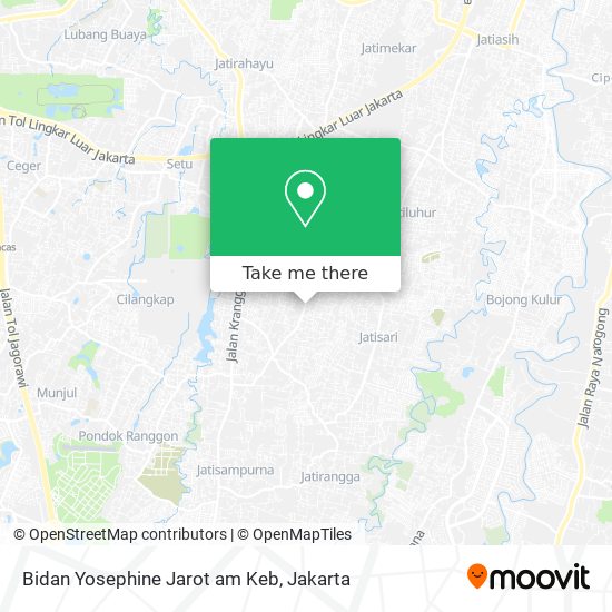 Bidan Yosephine Jarot am Keb map