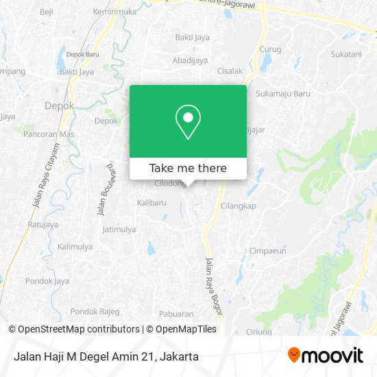 Jalan Haji M Degel Amin 21 map