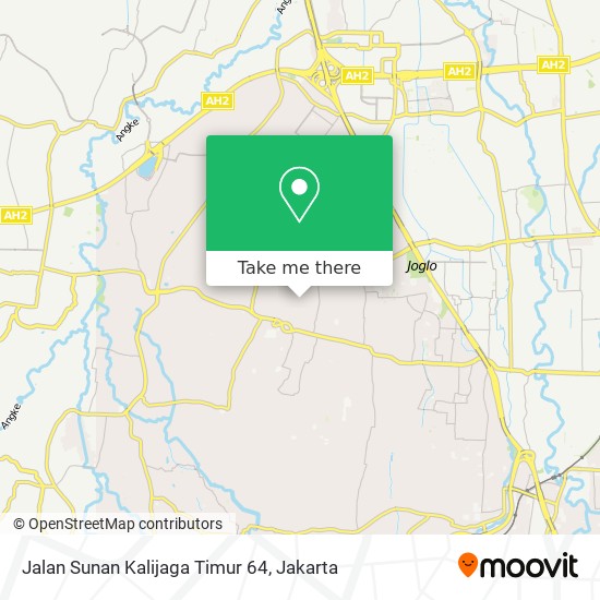 Jalan Sunan Kalijaga Timur 64 map